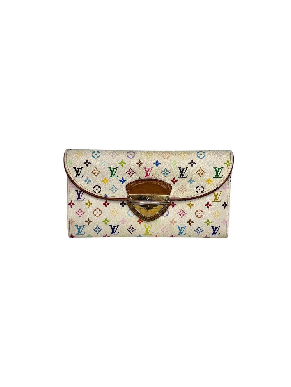 Louis Vuitton x Takashi Murakami Multicolor Eugenie Wallet